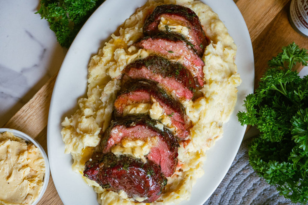 Garlic & Herb Beef Tenderloin with Bone Marrow Garlic & Herb Beef Tenderloin with Bone Marrow