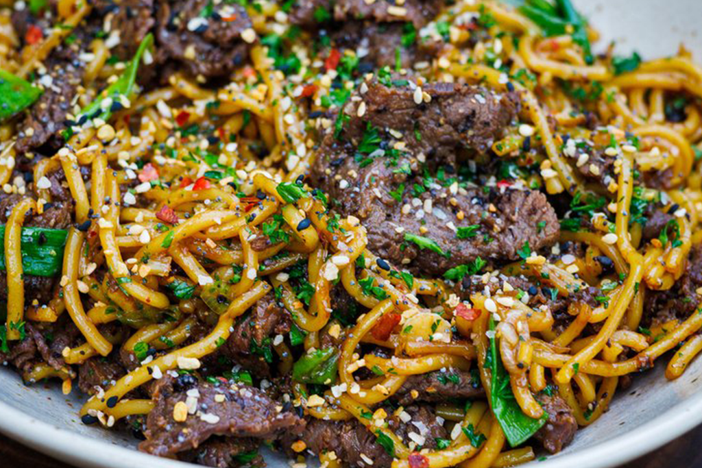 Shiitake Steak & Noodles Shiitake Steak & Noodles