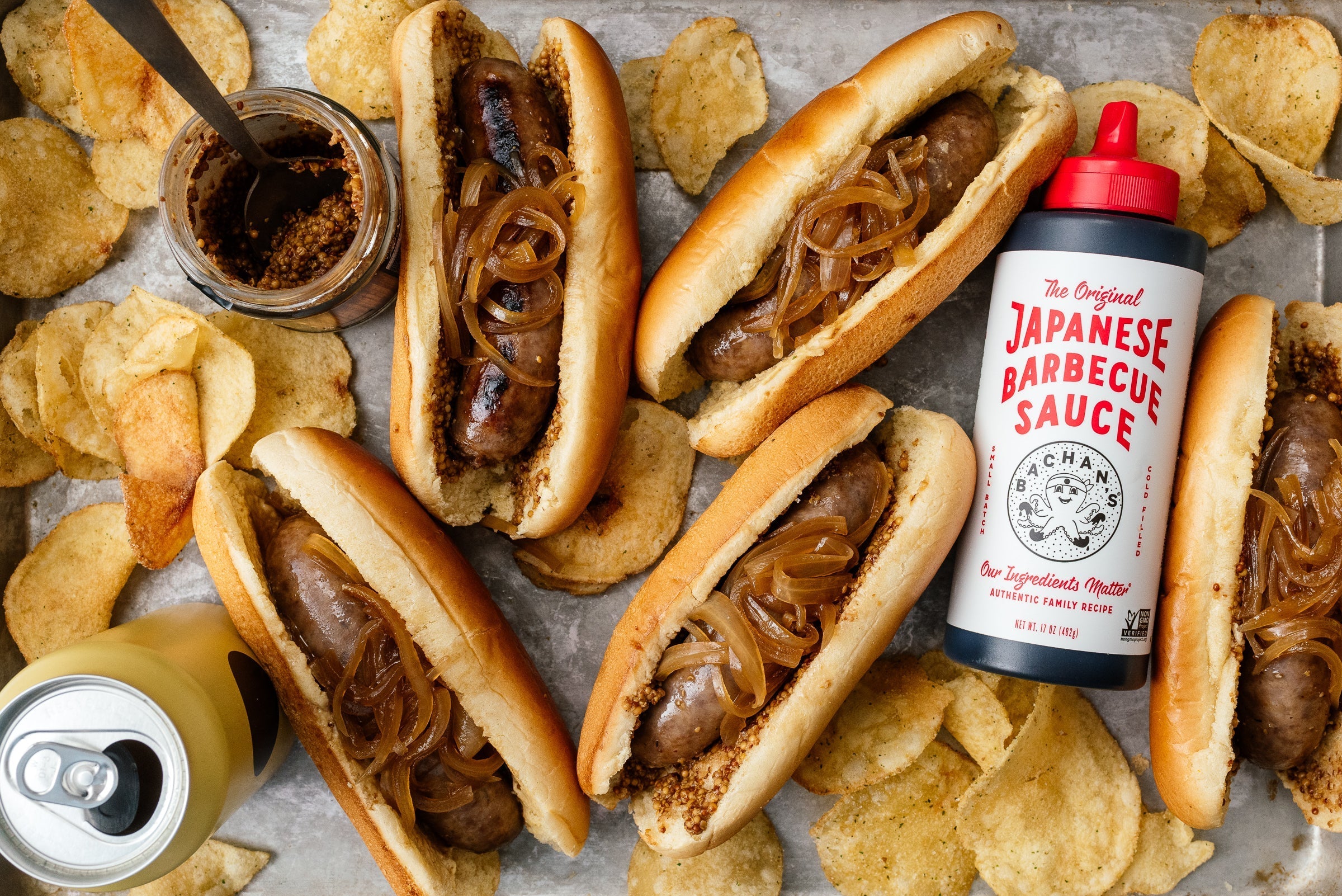 Marinated Beer Brats Bachan's