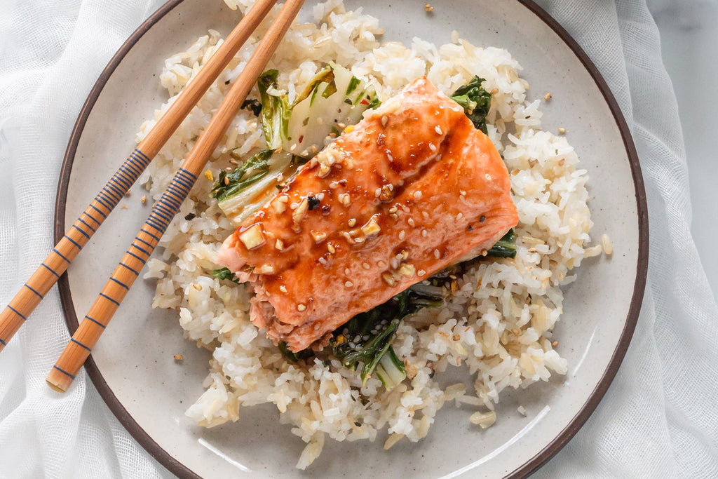 Glazed Salmon Fillet Glazed Salmon Fillet