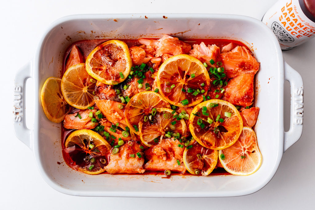 Hot & Spicy Slow Baked Salmon