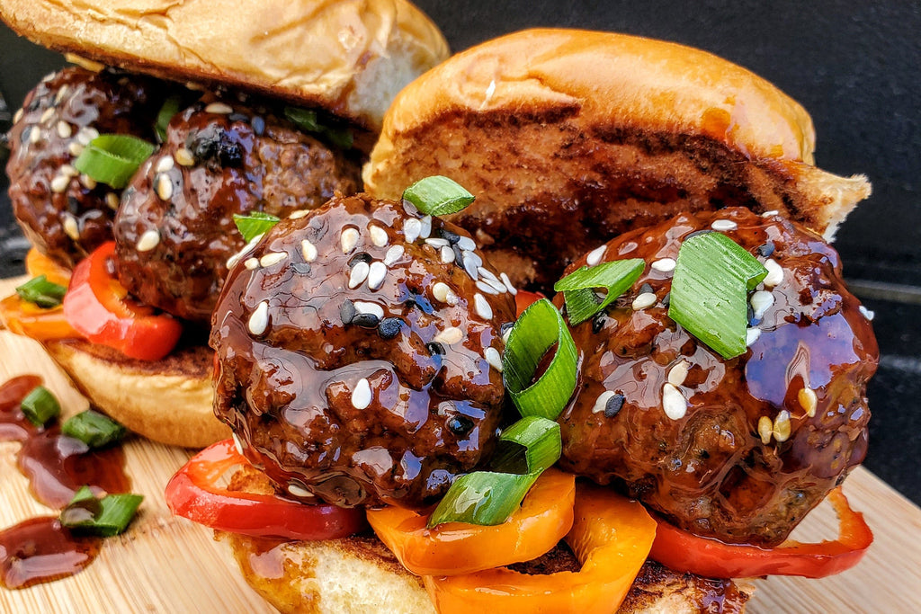 Japanese Meatball Sliders Japanese Meatball Sliders