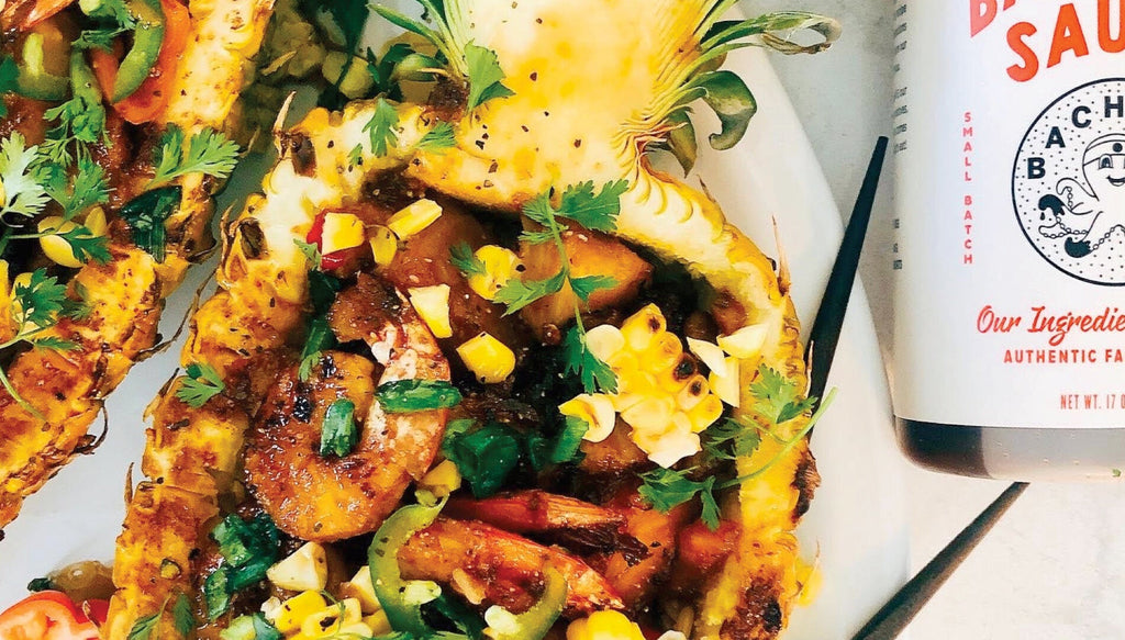 Pineapple Shrimp Boat Pineapple Shrimp Boat