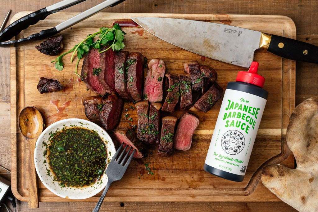 Reverse-seared Steak with Yuzu Chimichurri Reverse-seared Steak with Yuzu Chimichurri