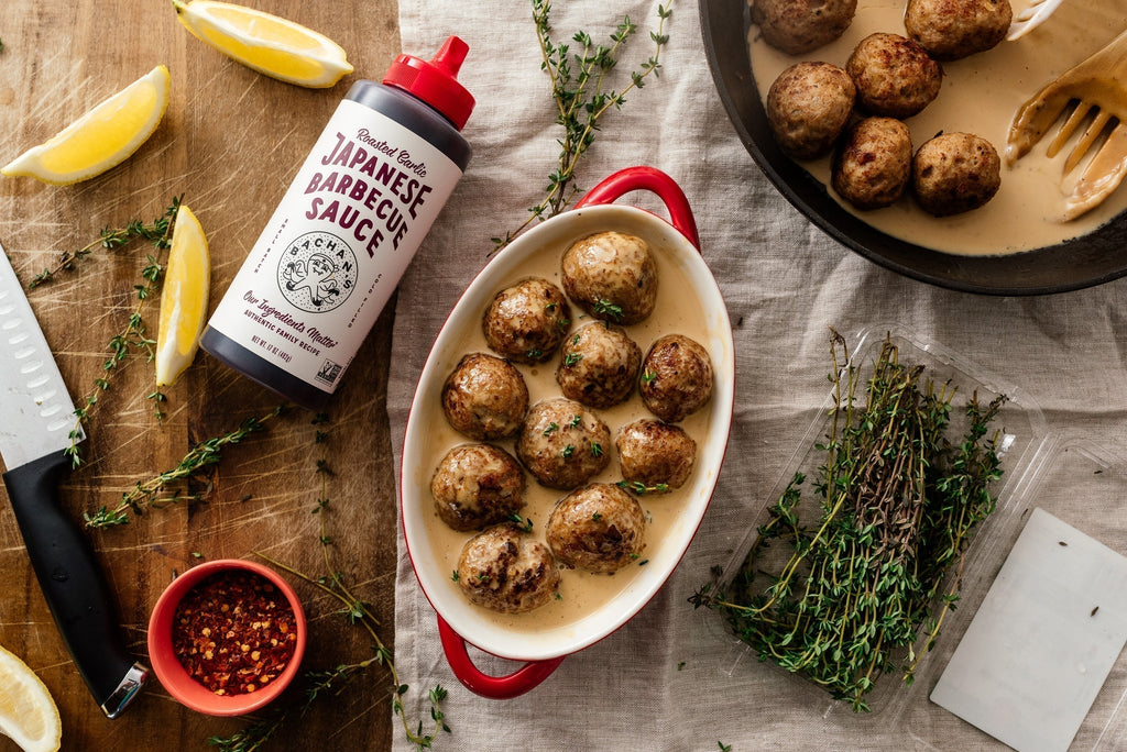 Creamy Roasted Garlic Meatballs Creamy Roasted Garlic Meatballs