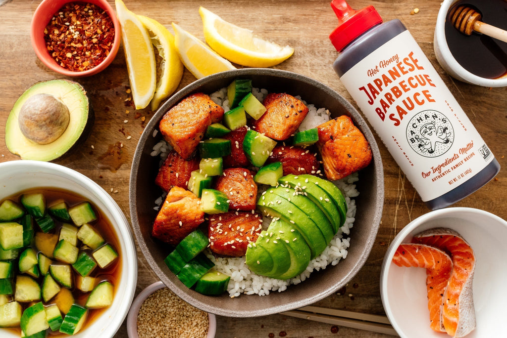 Hot Honey Salmon Bowl Hot Honey Salmon Bowl