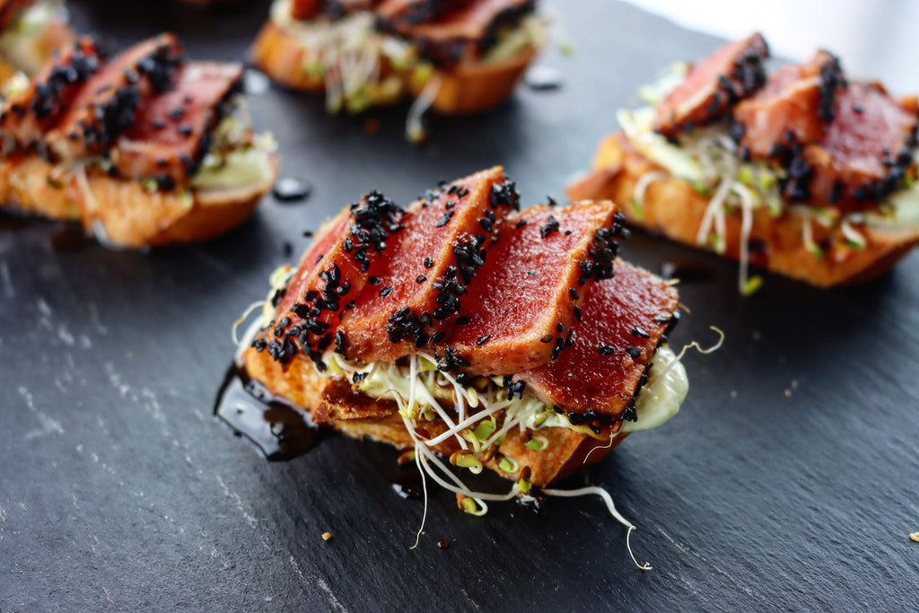 Seared Ahi Tuna Bites Seared Ahi Tuna Bites