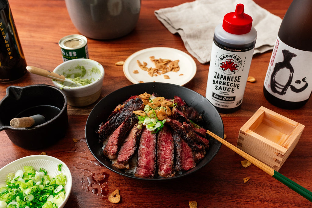 Black Garlic Steak Donburi Black Garlic Steak Donburi