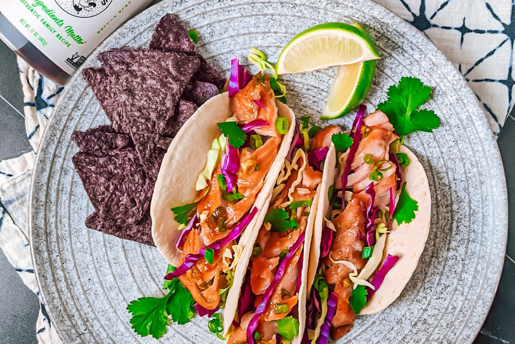 Yuzu Salmon Tacos Yuzu Salmon Tacos