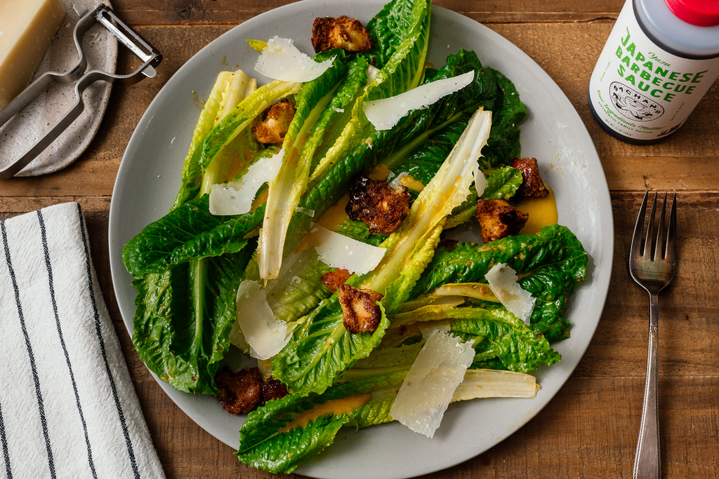 Yuzu infused Caesar Salad