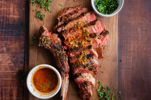 Cowboy Butter Tomahawk Steak