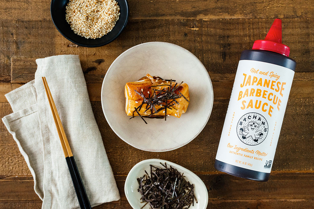 Sweet & Spicy Grilled Mochi