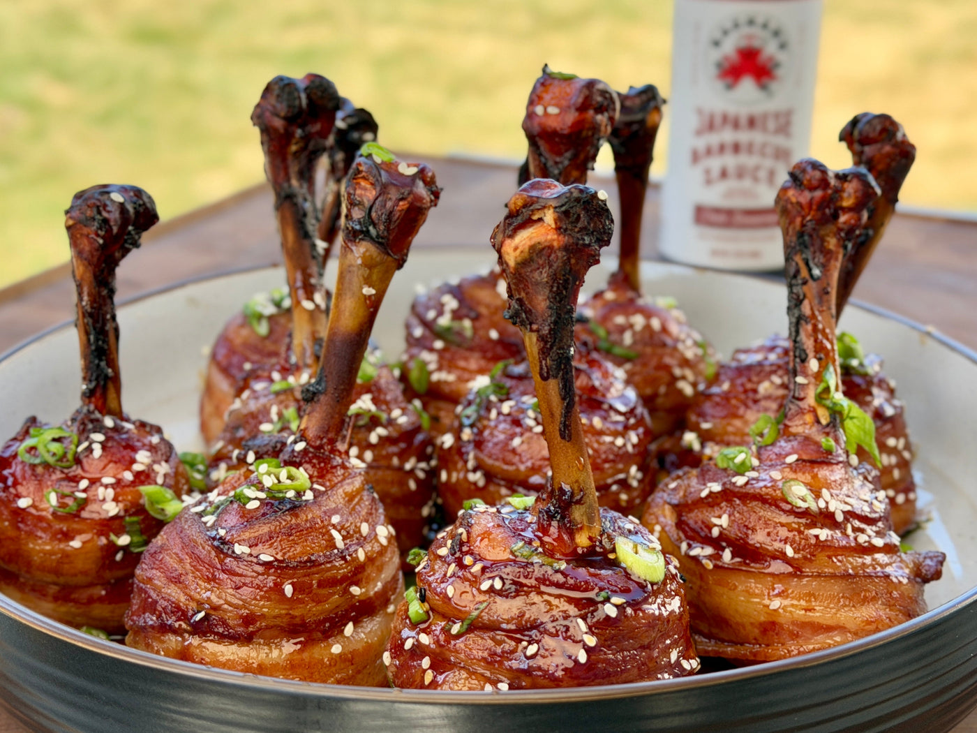 Chili Sesame Chicken Lollipops