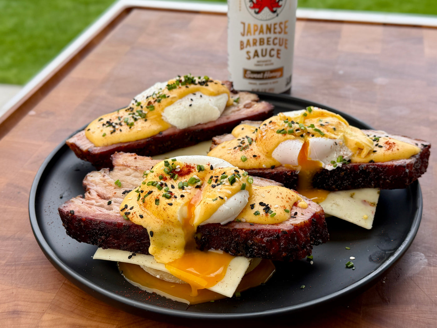 Pork Belly Eggs Benedict