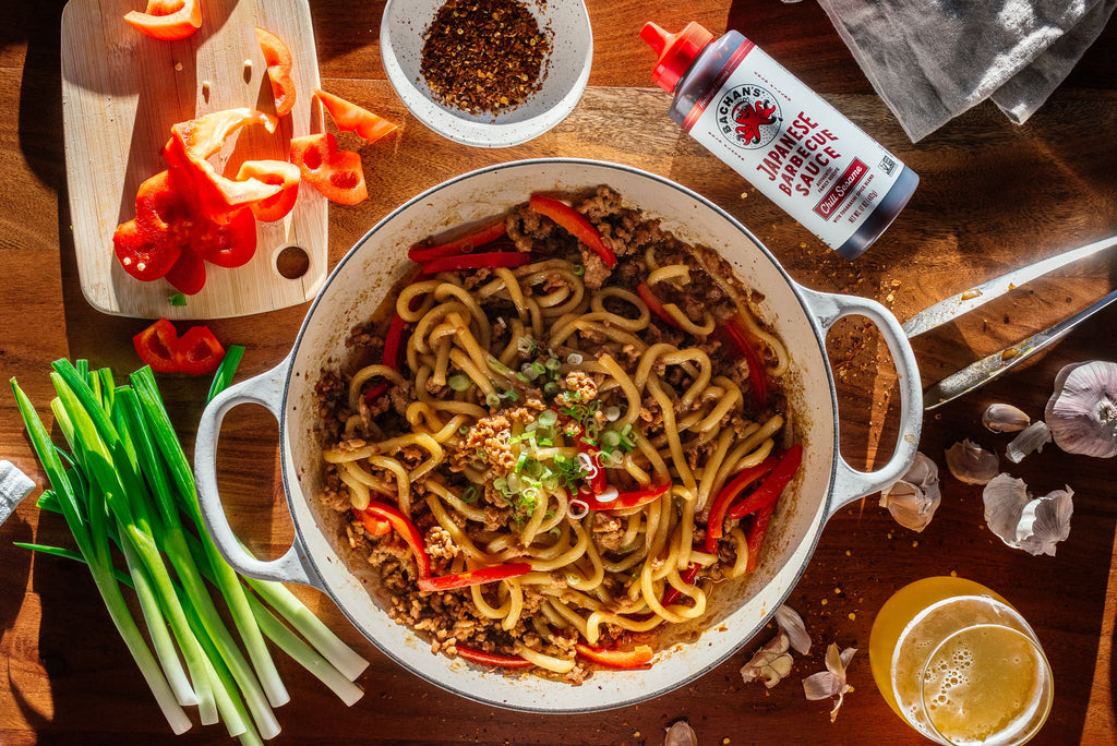 Chili Sesame Stir-Fry Udon