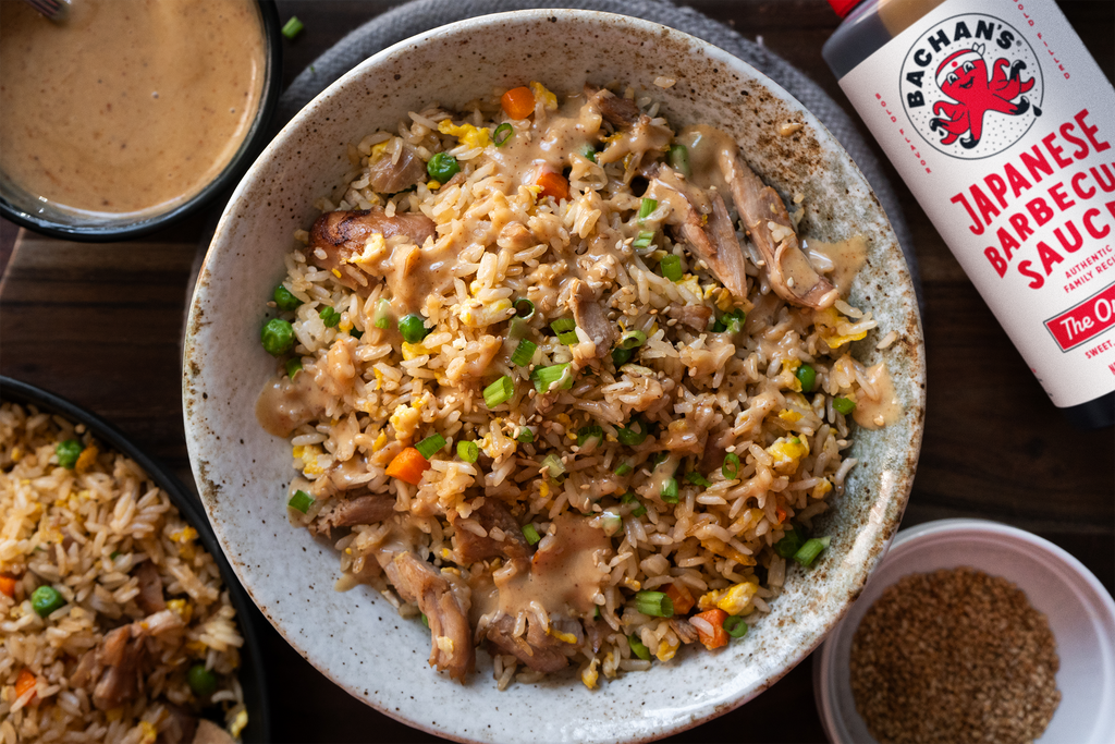 Leftover Turkey Fried Rice