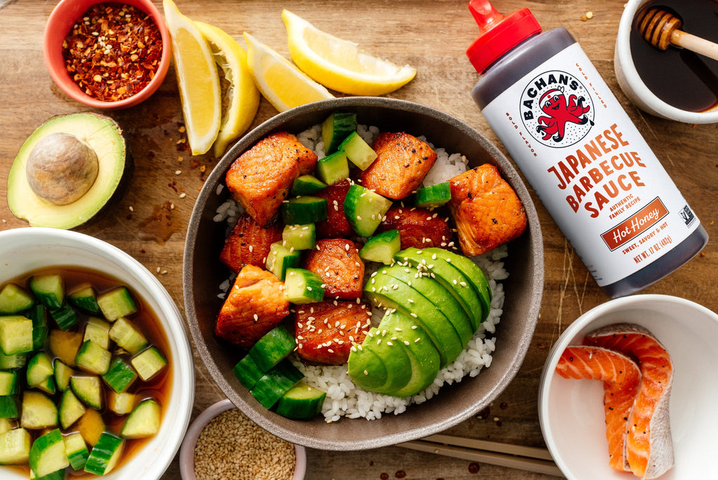 Hot Honey Salmon Bowl