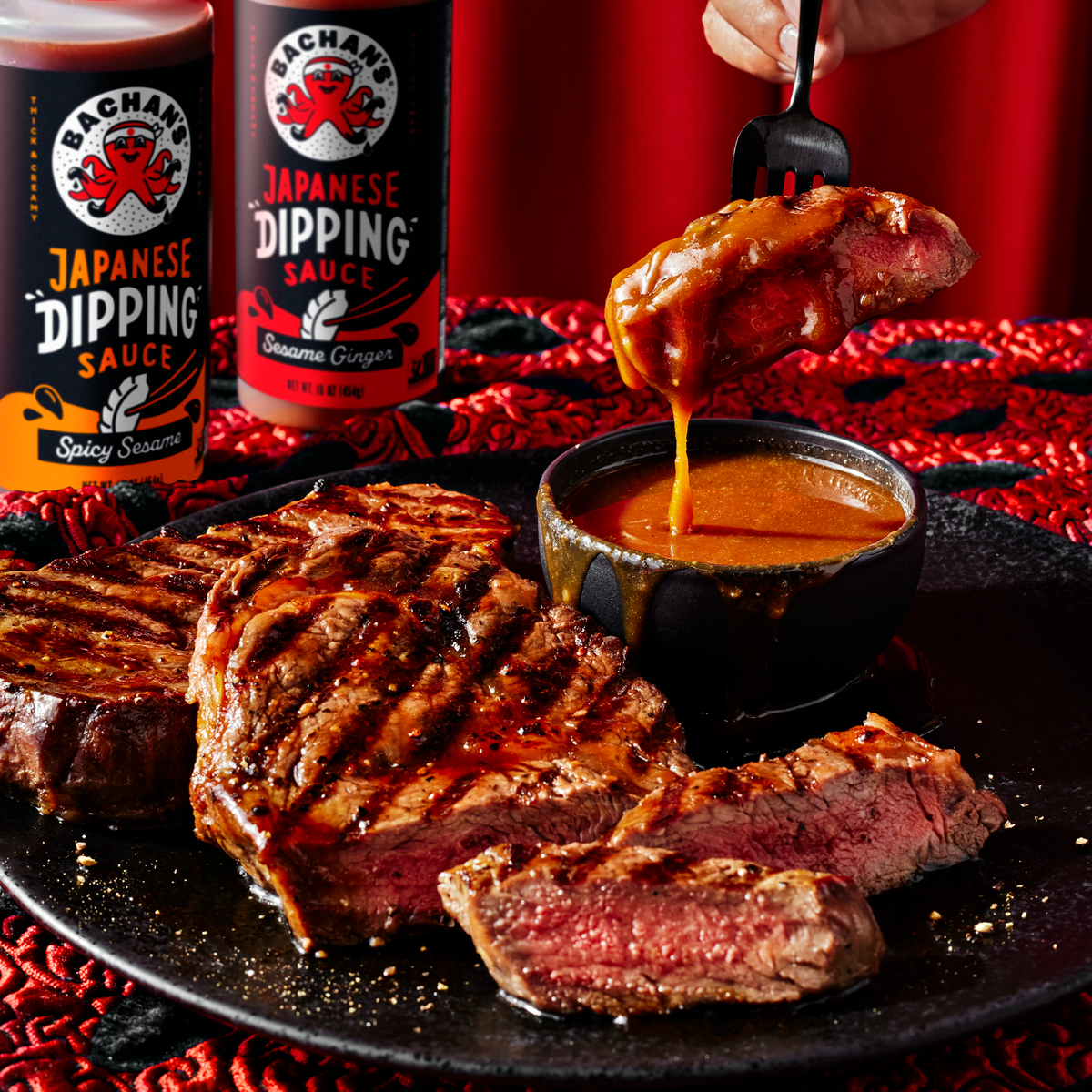 Sesame Ribeye Bachan’s | Sesame Ginger Japanese Dipping Sauce – Bachan's