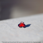 Red Octo Pin